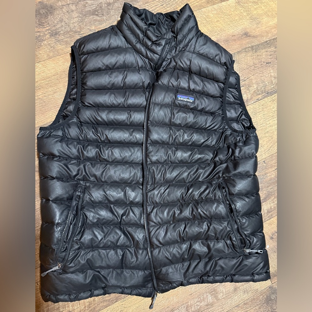 Patagonia Quilted Black Vest